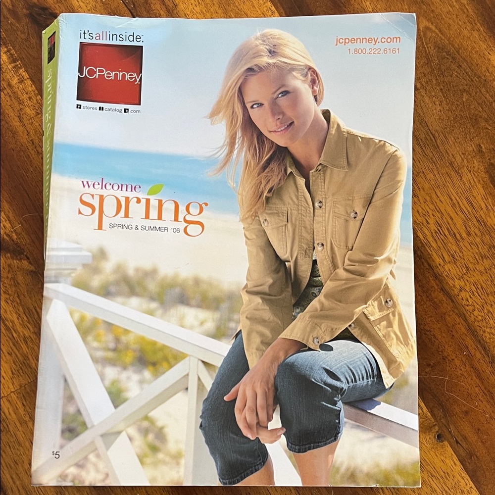 Vtg JC Penney Spring Summer 2006 Catalog Fashion Granny Panties Tighty Whities +